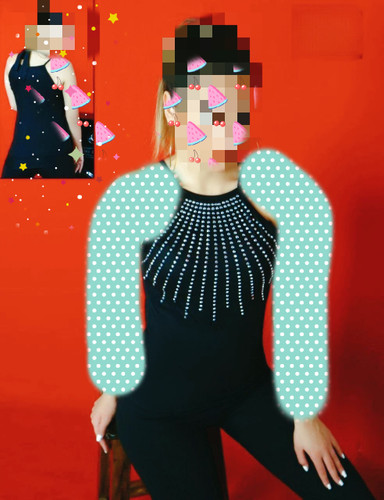 تاپ بندی ویسکوز نگینی